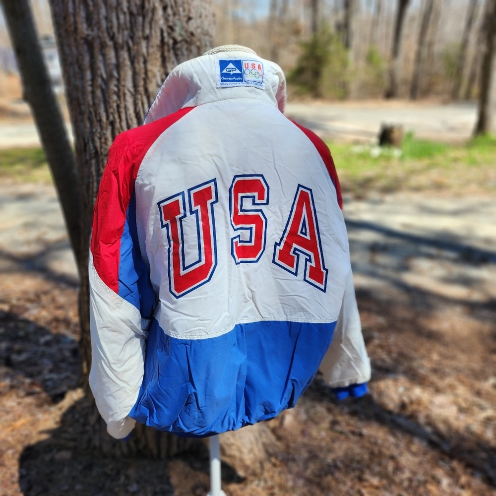 RARE 92' Official Sponsor US Olympics Puffer Jacket